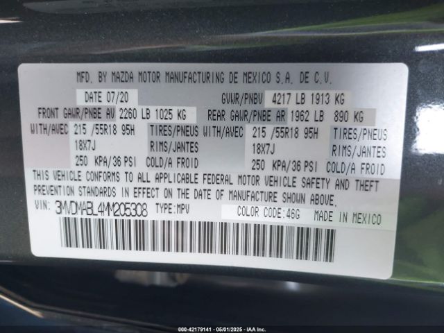 3MVDMABL4MM205308 Mazda Cx-30 Select