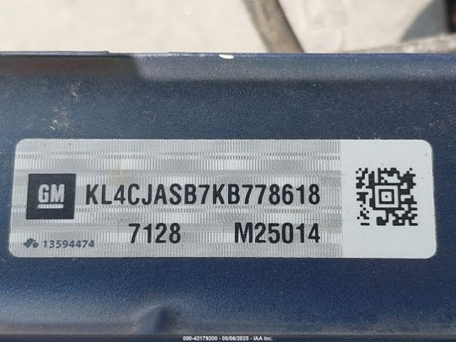 KL4CJASB7KB778618 Buick Encore Fwd Preferred