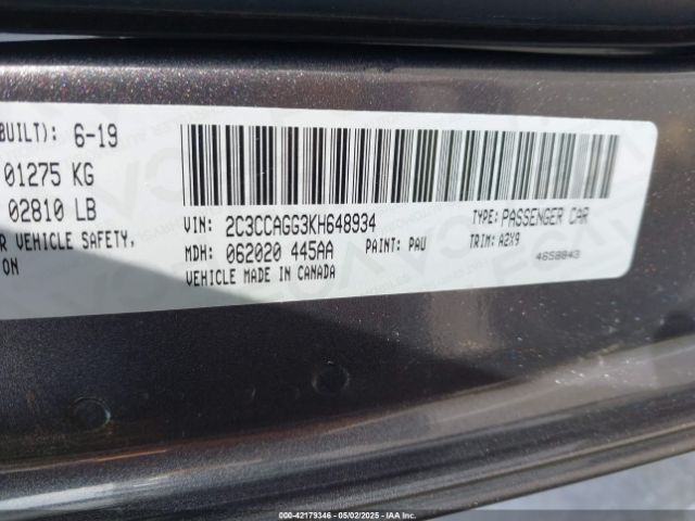 2019 CHRYSLER 300 2C3CCAGG3KH648934 Photo 8