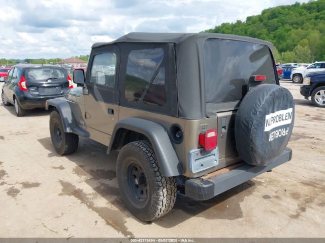2003 JEEP WRANGLER 1J4FA29193P302424 Photo 2