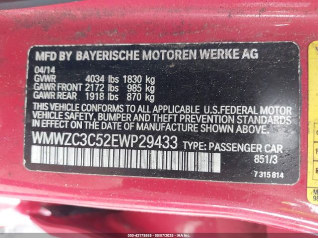 2014 MINI COUNTRYMAN WMWZC3C52EWP29433 Photo 8