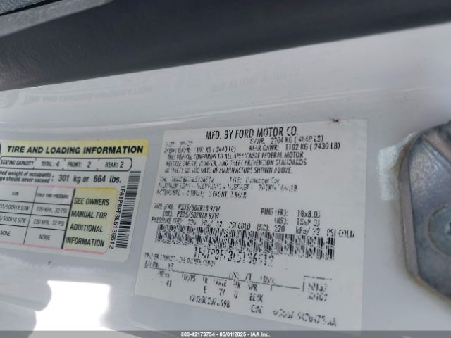 1FATP8FF3L5136512 Ford Mustang Gt Premium