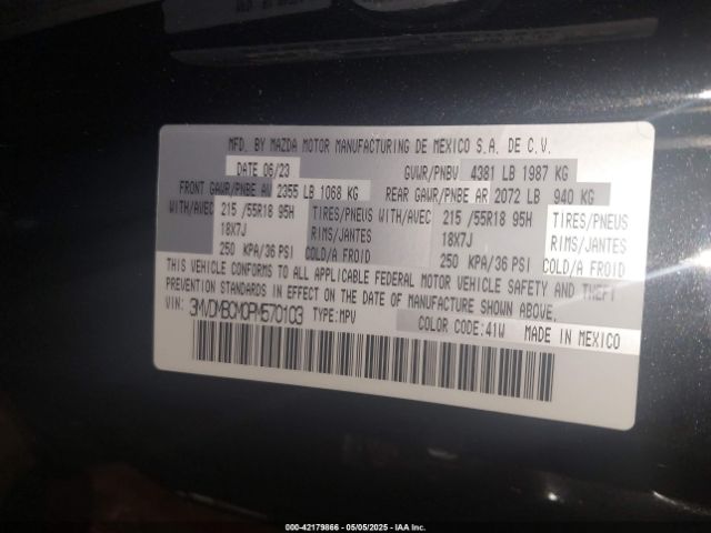 2023 MAZDA CX-30 3MVDMBCM0PM570103 Photo 8