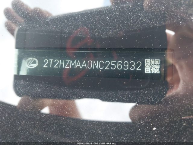 2T2HZMAA0NC256932 Lexus RX 350