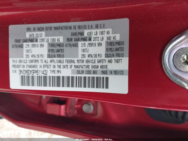 3MVDMBDM3PM511402 Mazda Cx-30 2.5 S Premium