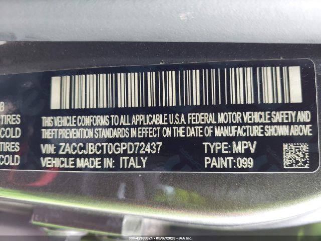 ZACCJBCT0GPD72437 Jeep Renegade Trailhawk
