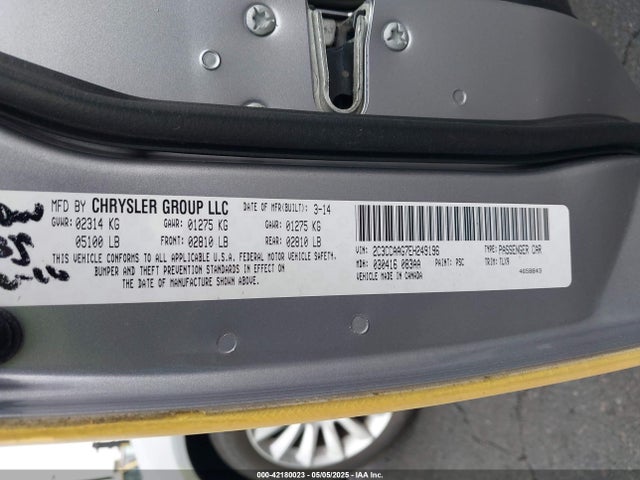 2C3CCAAG7EH249196 Chrysler 300