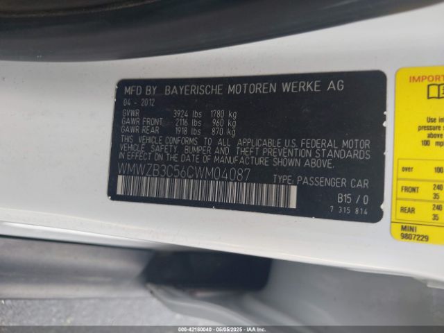 2012 MINI COOPER COUNTRYMAN WMWZB3C56CWM04087 Photo 8