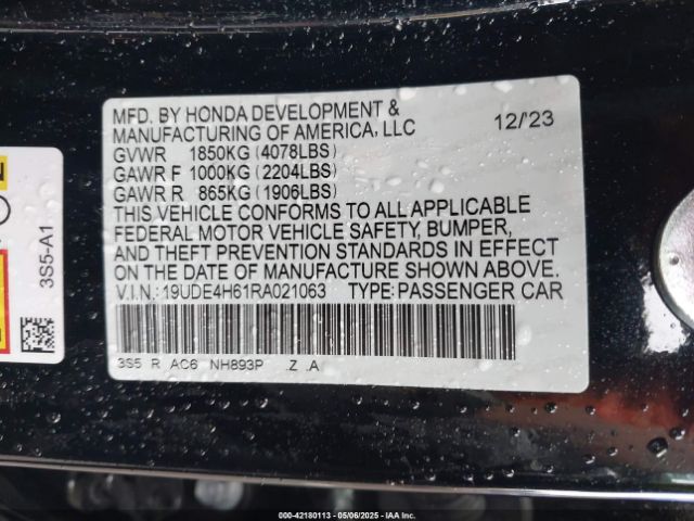 2024 ACURA INTEGRA 19UDE4H61RA021063 Photo 8