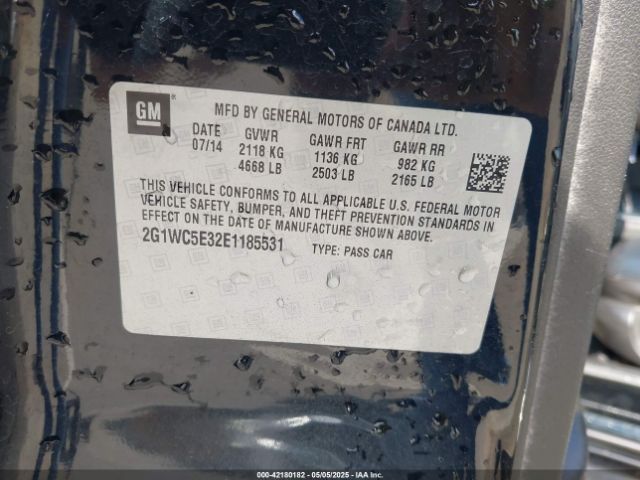2G1WC5E32E1185531 Chevrolet Impala Limited Ltz