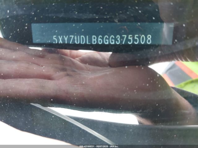 5XYZUDLB6GG375508 Hyundai gdi theta ii