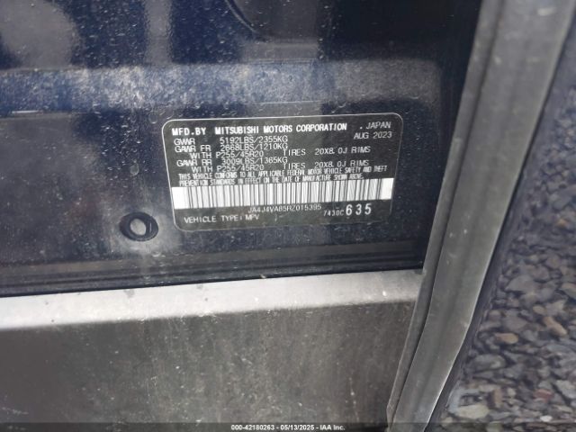 2024 MITSUBISHI OUTLANDER JA4J4VA85RZ015395 Photo 8