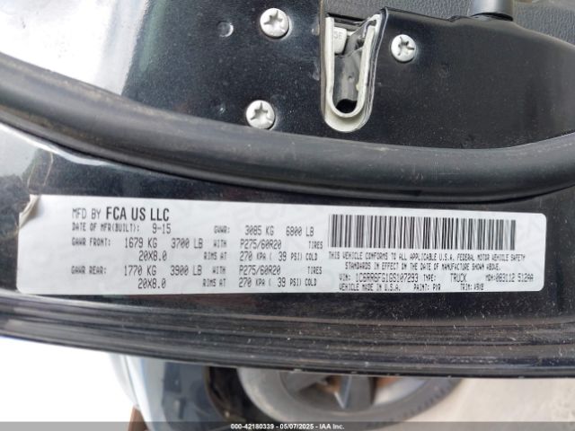 1C6RR6FG1GS107293 RAM 1500 Express