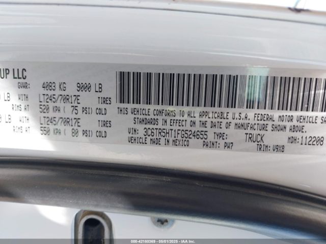 3C6TR5HT1FG524655 RAM 2500 Tradesman