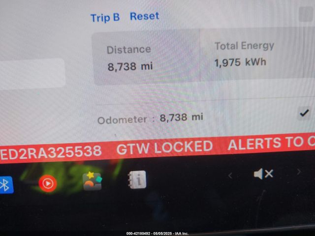 7SAYGDED2RA325538 Tesla Model Y