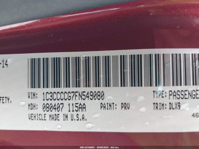 1C3CCCCG7FN549080 Chrysler 200 C