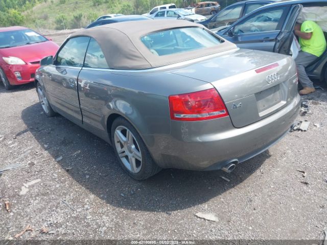 2007 AUDI A4 WAUAF48H37K028939 Photo 2