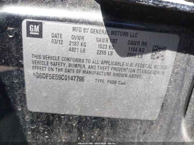 2012 CADILLAC CTS 1G6DF5E59C0147796 Photo 8