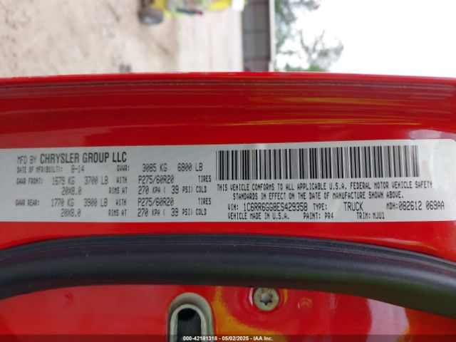 1C6RR6GG8ES429358 RAM 1500 Big Horn