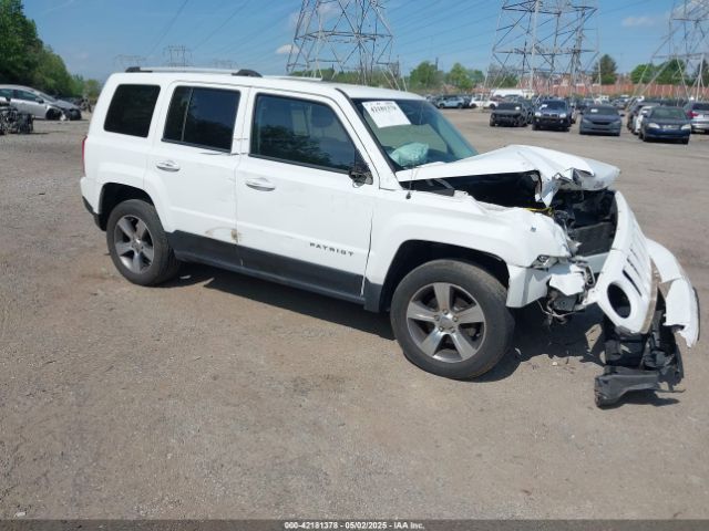 2016 JEEP PATRIOT 1C4NJRFB8GD745999