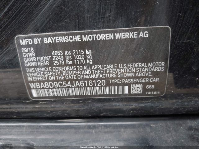 WBA8D9C54JA616120 BMW 330I