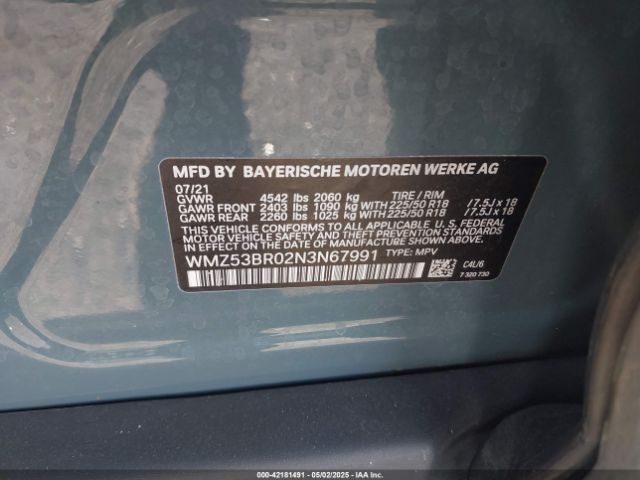 WMZ53BR02N3N67991 Mini Countryman Cooper S