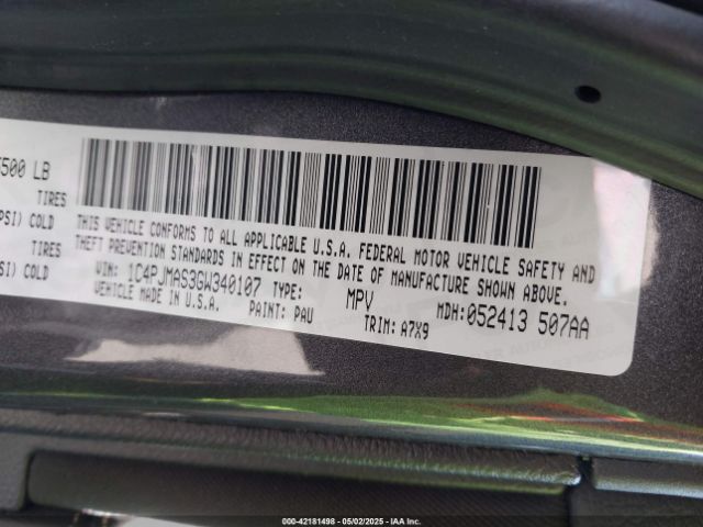 1C4PJMAS3GW340107 Jeep Cherokee Altitude