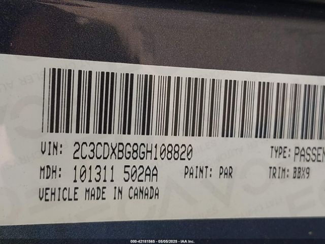 2016 DODGE CHARGER 2C3CDXBG8GH108820 Photo 8