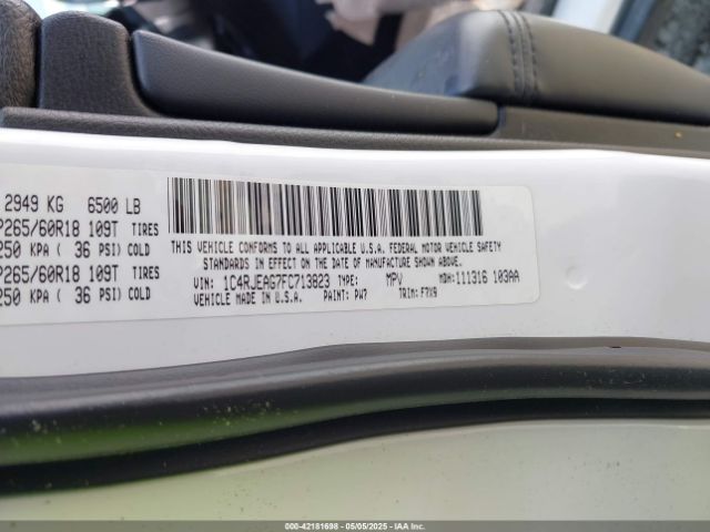 2015 JEEP GRAND CHEROKEE 1C4RJEAG7FC713823 Photo 8