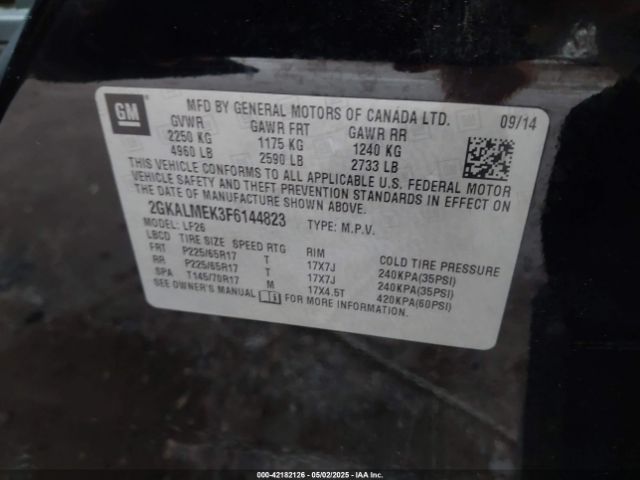 2GKALMEK3F6144823 GMC Terrain Sle-1