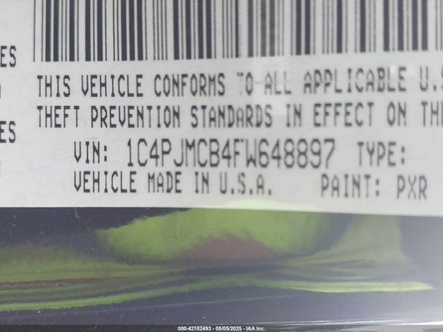 1C4PJMCB4FW648897 Jeep Cherokee Latitude