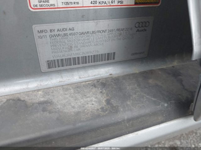 2012 AUDI A3 WAUKJAFM6CA069275 Photo 8