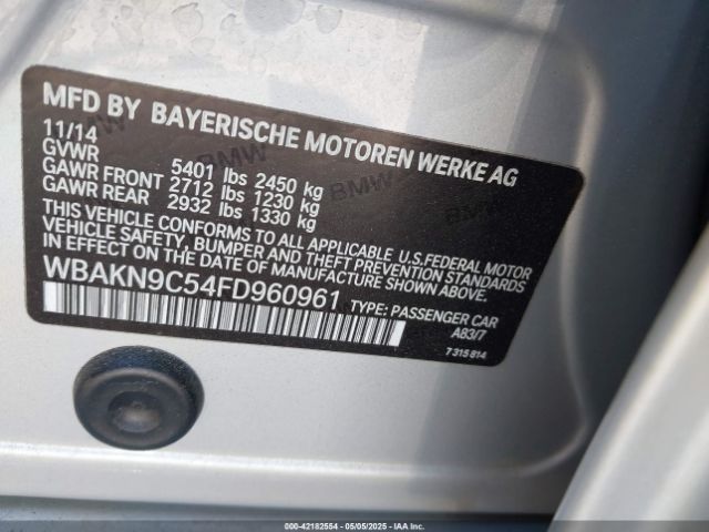 WBAKN9C54FD960961 BMW 550i