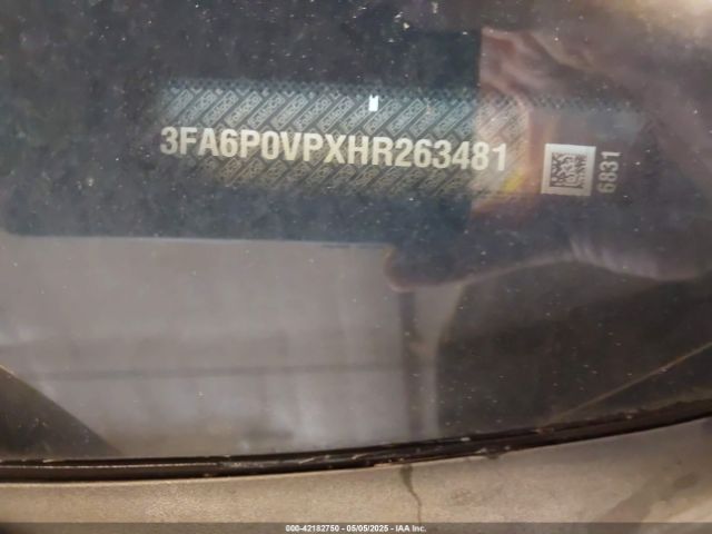3FA6P0VPXHR263481 Ford Fusion Sport
