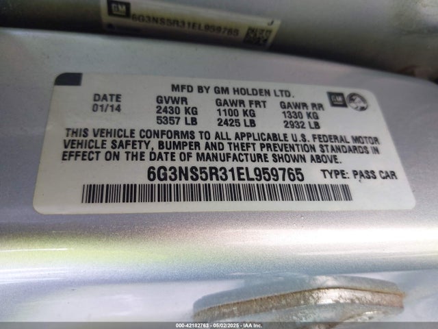 6G3NS5R31EL959765 Chevrolet Caprice Police