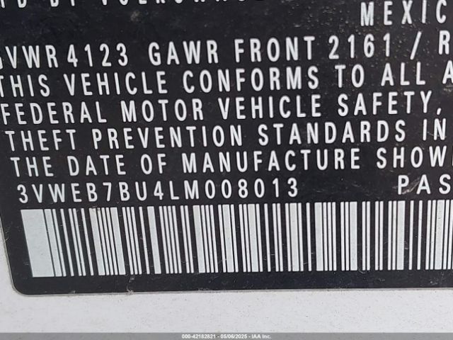 2020 VOLKSWAGEN JETTA 3VWEB7BU4LM008013 Photo 8