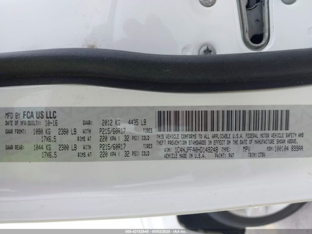 1C4NJPFA0HD149248 Jeep Patriot Latitude Fwd