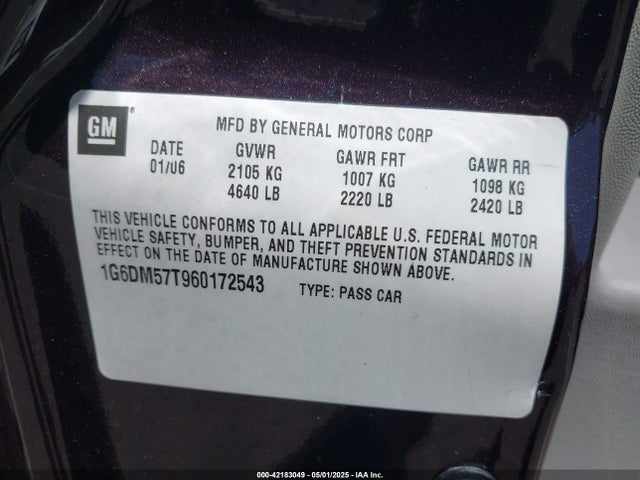 2006 CADILLAC CTS 1G6DM57T960172543 Photo 8