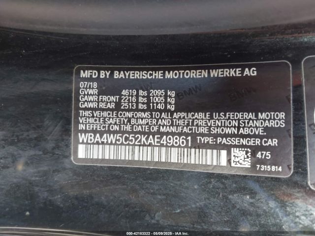 WBA4W5C52KAE49861 BMW 430i Xdrive