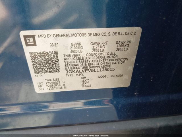 2020 GMC TERRAIN 3GKALVEV5LL135015 Photo 8