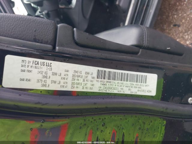 2019 JEEP GRAND CHEROKEE 1C4RJEBG8KC662311 Photo 8
