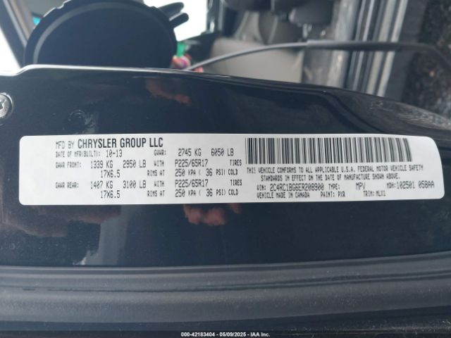2C4RC1BG6ER208900 Chrysler Town and Country