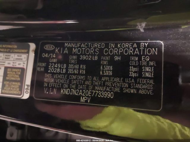 KNDJN2A20E7733990 KIA Soul