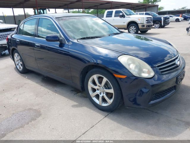 Auction sale of the 2006 Infiniti G35, vin: JNKCV51E76M511811, lot number: 42183580