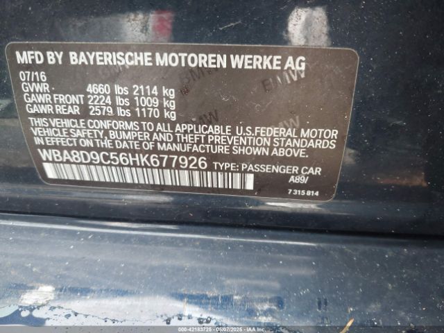 WBA8D9C56HK677926 BMW 330i Xdrive