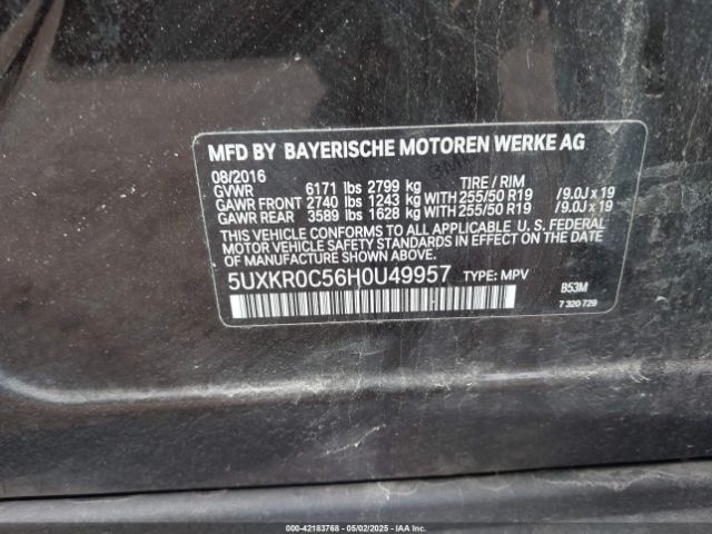 5UXKR0C56H0U49957 BMW X5 Xdrive35i