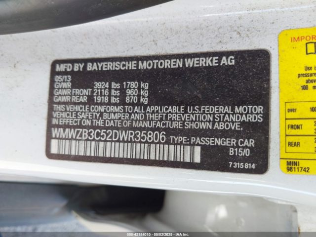 2013 MINI COUNTRYMAN WMWZB3C52DWR35806 Photo 8