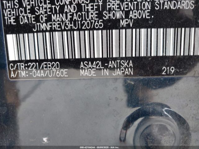 2017 TOYOTA RAV4 JTMNFREV3HJ120765 Photo 8