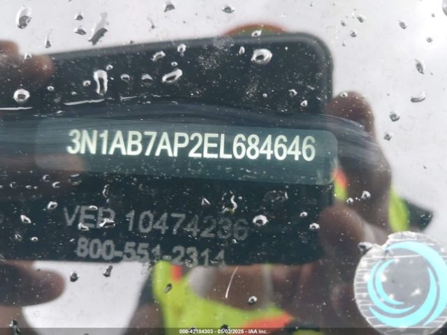 3N1AB7AP2EL684646 Nissan SENTRA SV