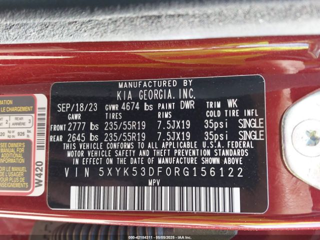 2024 KIA SPORTAGE 5XYK53DF0RG156122 Photo 8